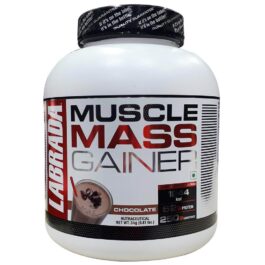Labrada Muscle Mass Gainer Powder (Gain Weight, Post-Workout, 52g Protein, 250g Carbs,1g Creatine, 500mg L-Carnitine, 9 Servings) 6.6 lbs (Pack of 3 kg) (Chocolate)