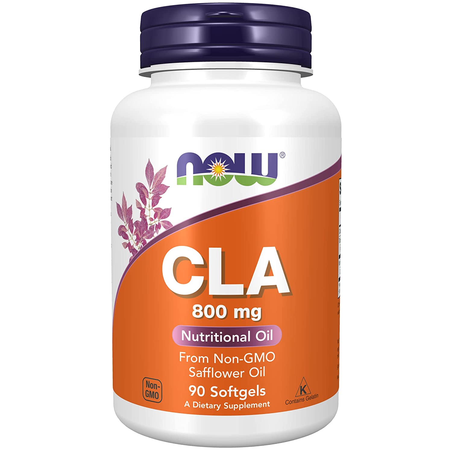 NOW Supplements, CLA (Conjugated Linoleic Acid) 800 mg, Nutritional Oil, 90 Softgels
