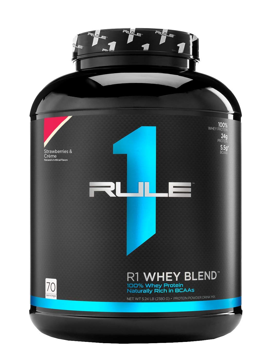Rule One R1 Whey Blend, 5 lbs, Strawberry & Creme