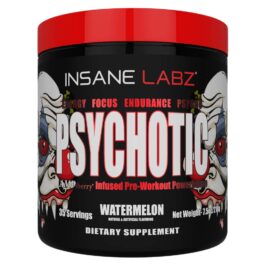 Insane Labz Psychotic Infused Preworkout Powerhouse, Watermelon, 35 Servings