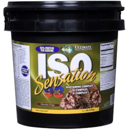 Ultimate Nutrition ISO Sensation 93, Chocolate Fudge, 5 lb