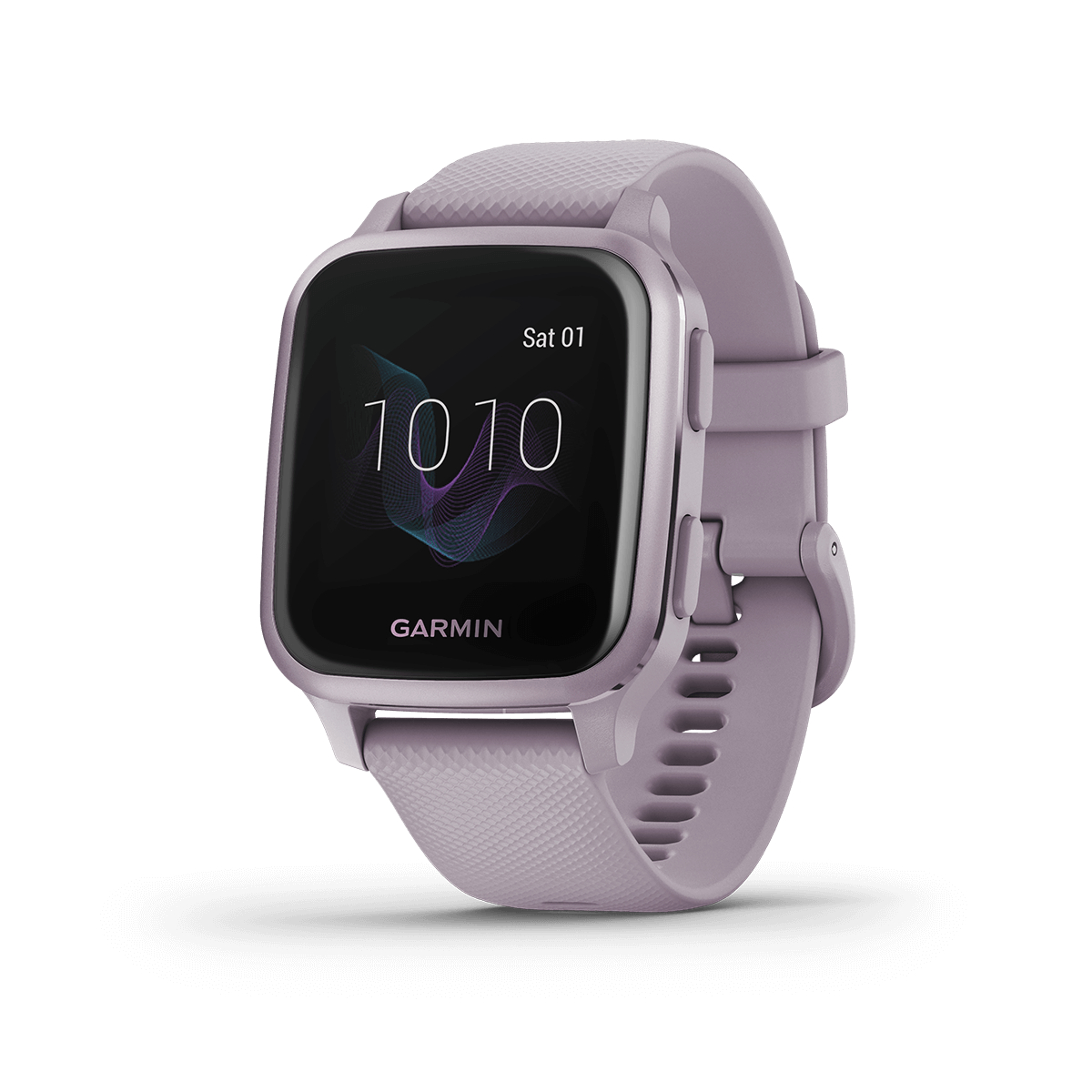 Garmin Garmin Venu Square,GPS Smartwatch with Bright Touchscreen Display, Features Music and Up to 6 Days of Battery Life, (Orchid/Metallic Orchid)