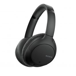Sony WH-CH710N Noise Cancelling Wireless Headphones : Bluetooth Over The Ear Headset with Mic for Phone-Call, 35 Hours Battery Life, Quick Charge and Google Assitant – Black