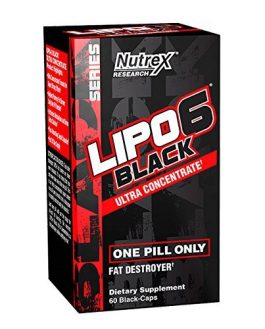 Nutrex Lipo6 Black Ultra Concentrate Fat Destroyer – 60 Capsules