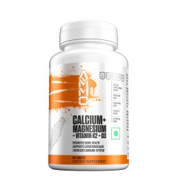Ammo Labz Calcium Magnesium Plus Vitamin K2+D3 60 Tablets