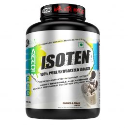 Ammo Labz Isoten 100% Pure Hydrolyzed Whey Protein 4.4 lbs, 2 Kg Cookies And Cream