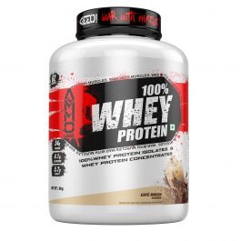Ammo Labz 100% Whey Isolate & concentrate Protein 4.4 lbs, 2 Kg Cafe Mocha