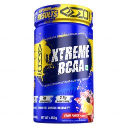 Ammo Labz Xtreme BCAA 0.99 lbs, 450 Gm ( 30 Servings ) Fruit Punch