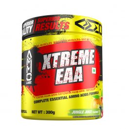 Ammo Labz Xtreme EAA For Recovery & Performance Boost, 0.66 lbs, 300 Gm (30 Servings) Jungle Juice