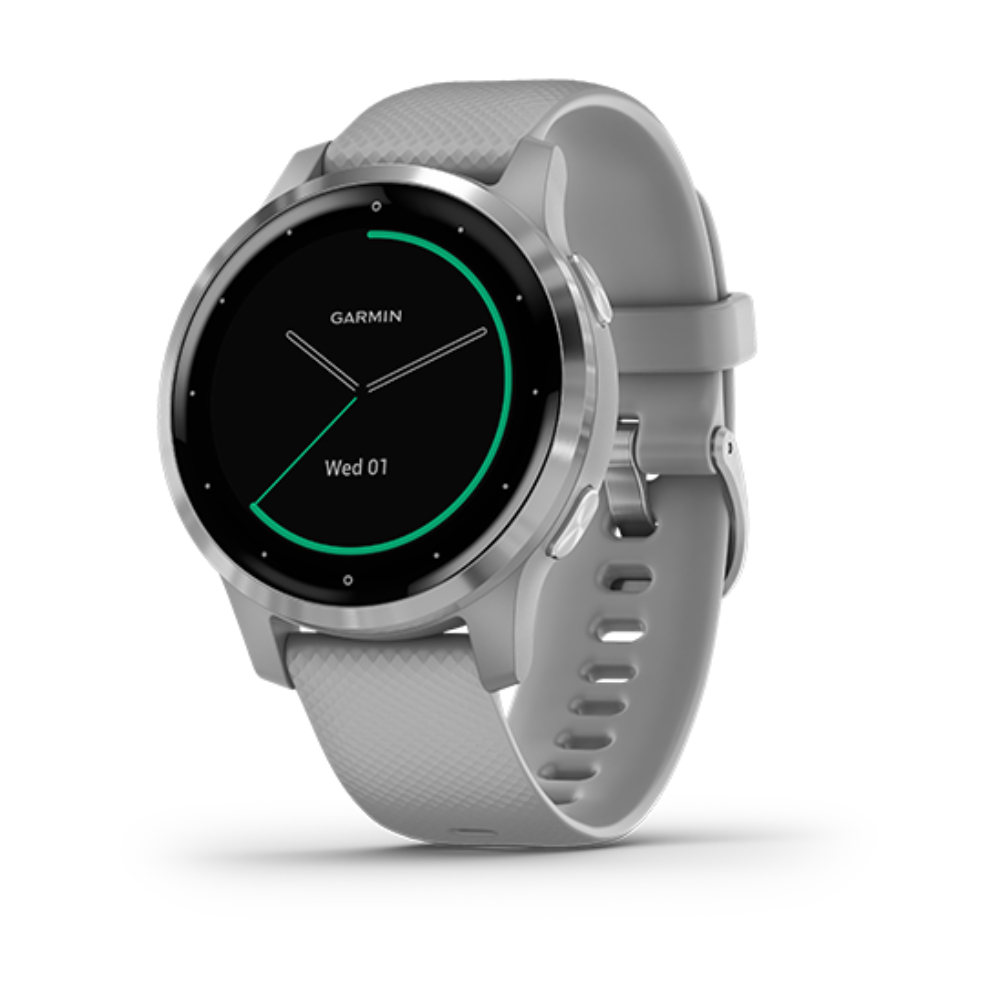 Garmin  Vivoactive 4S Powder Grey Silver , Smartwatch