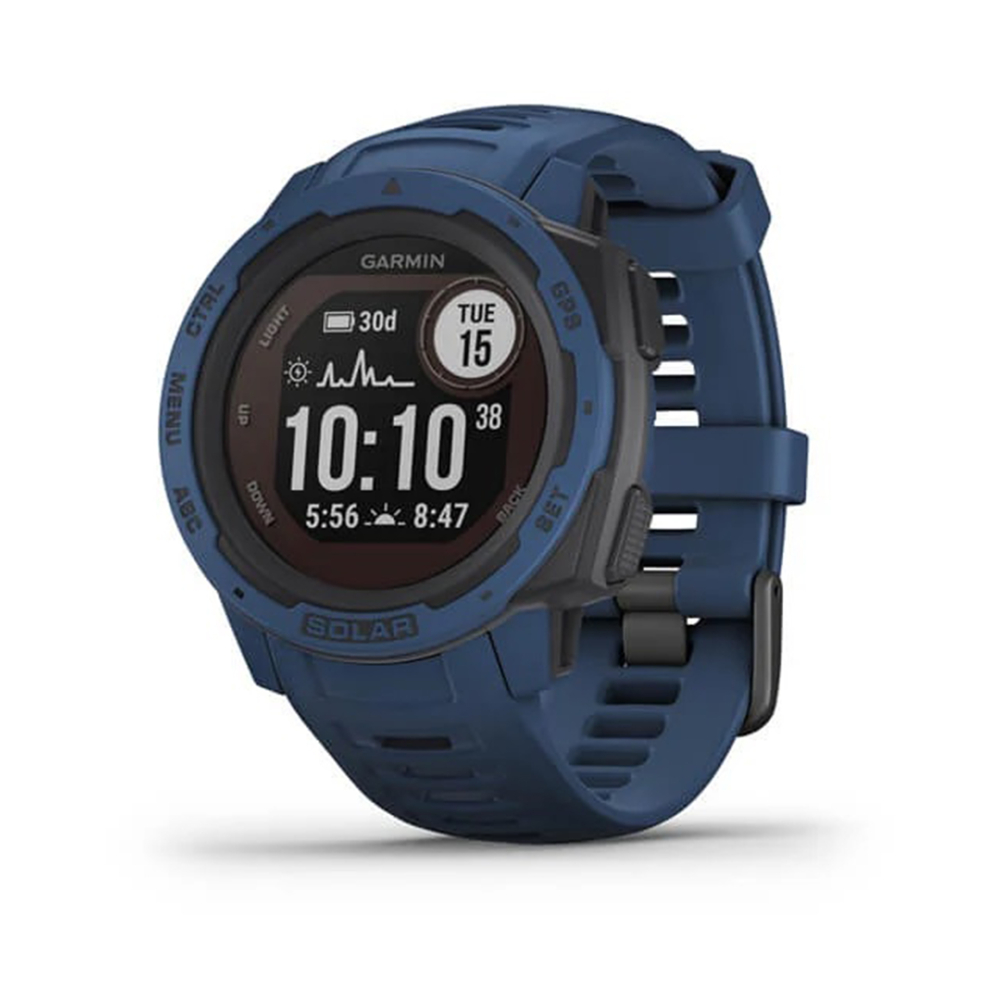 Garmin Instinct Solar Smart Watch (Tidal Blue)