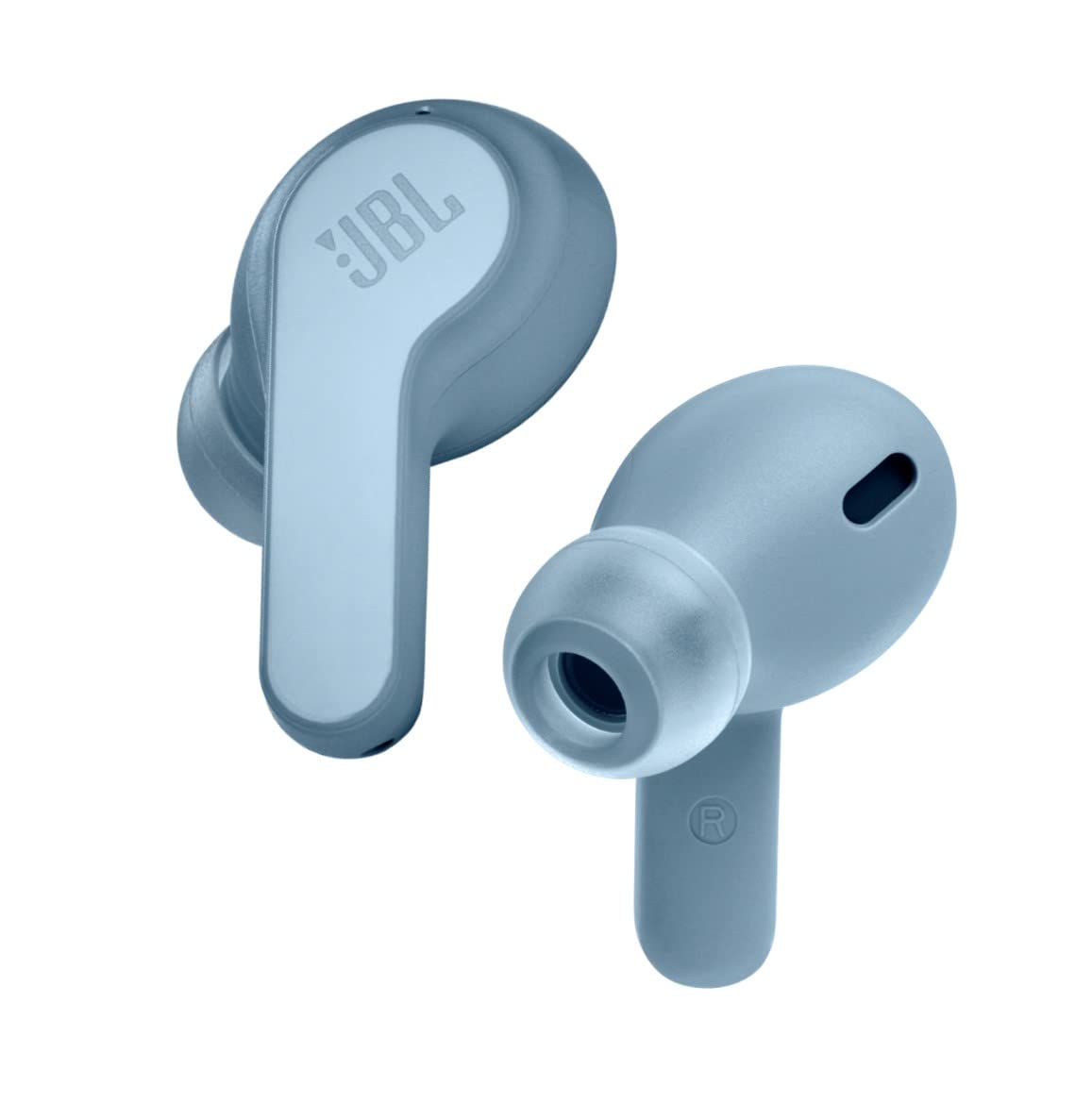 JBL Wave 200 TWS, True Wireless in-Ear Earbuds with Mic, 20 Hours Playtime, JBL Deep Bass Sound, use Single Earbud or Both, Bluetooth 5.0, Type C & Voice Assistant Support for Mobile Phones (Blue)