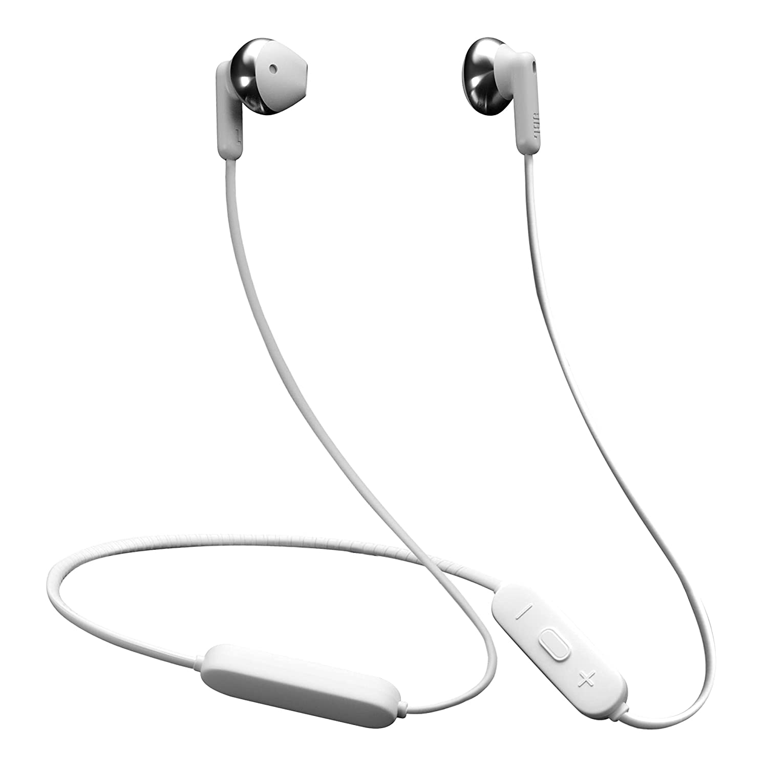 JBL Tune 215BT, 16 Hrs Playtime with Quick Charge, in Ear Bluetooth Wireless Earphones with Mic, 12.5mm Premium Earbuds with Pure Bass, BT 5.0, Dual Pairing, Type C & Voice Assistant Support (White)