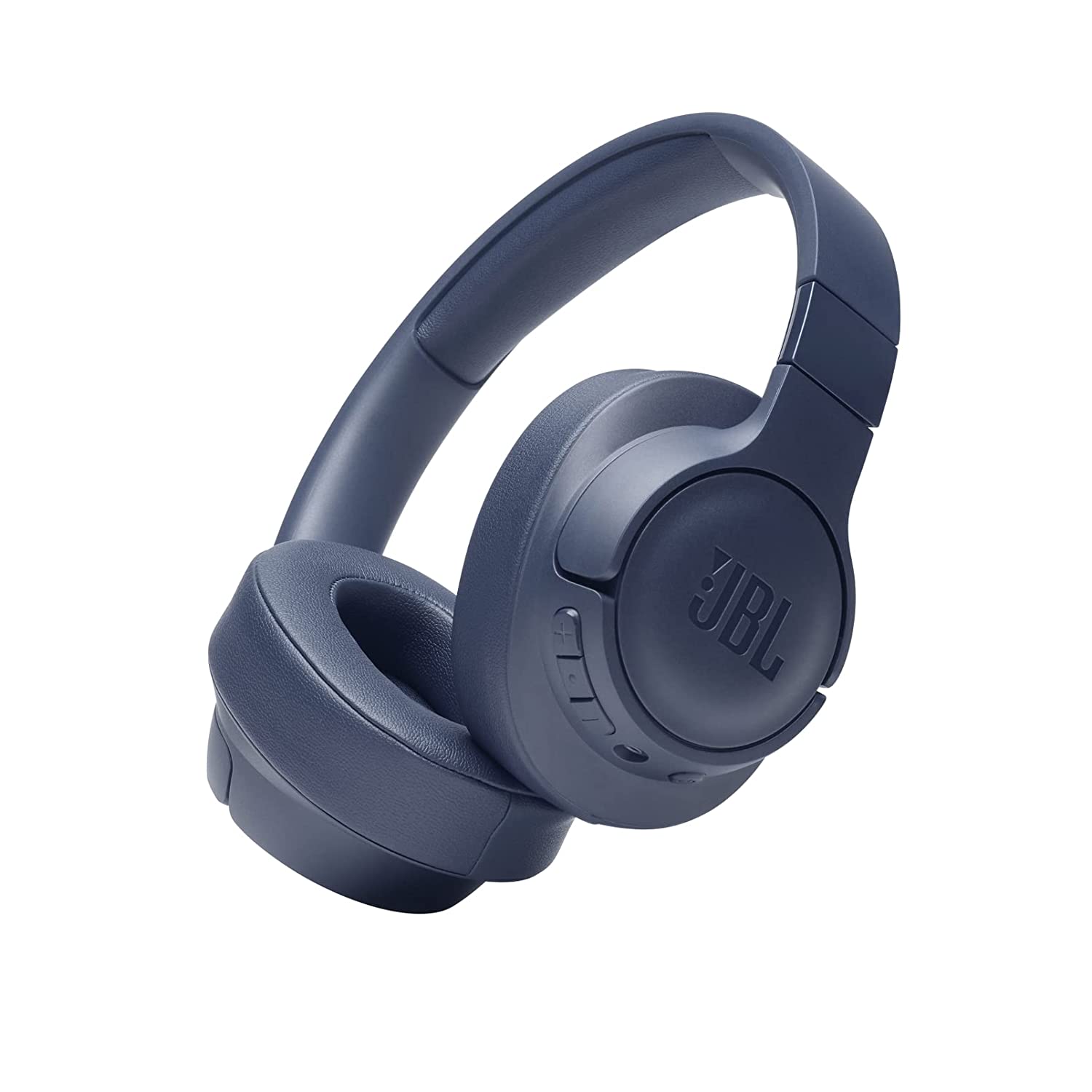 JBL Tune 710BT by Harman, 50 Hours Playtime with Quick Charging Wireless Over Ear Headphones with Mic, Dual Pairing, AUX & Voice Assistant Support for Mobile Phones (Blue)