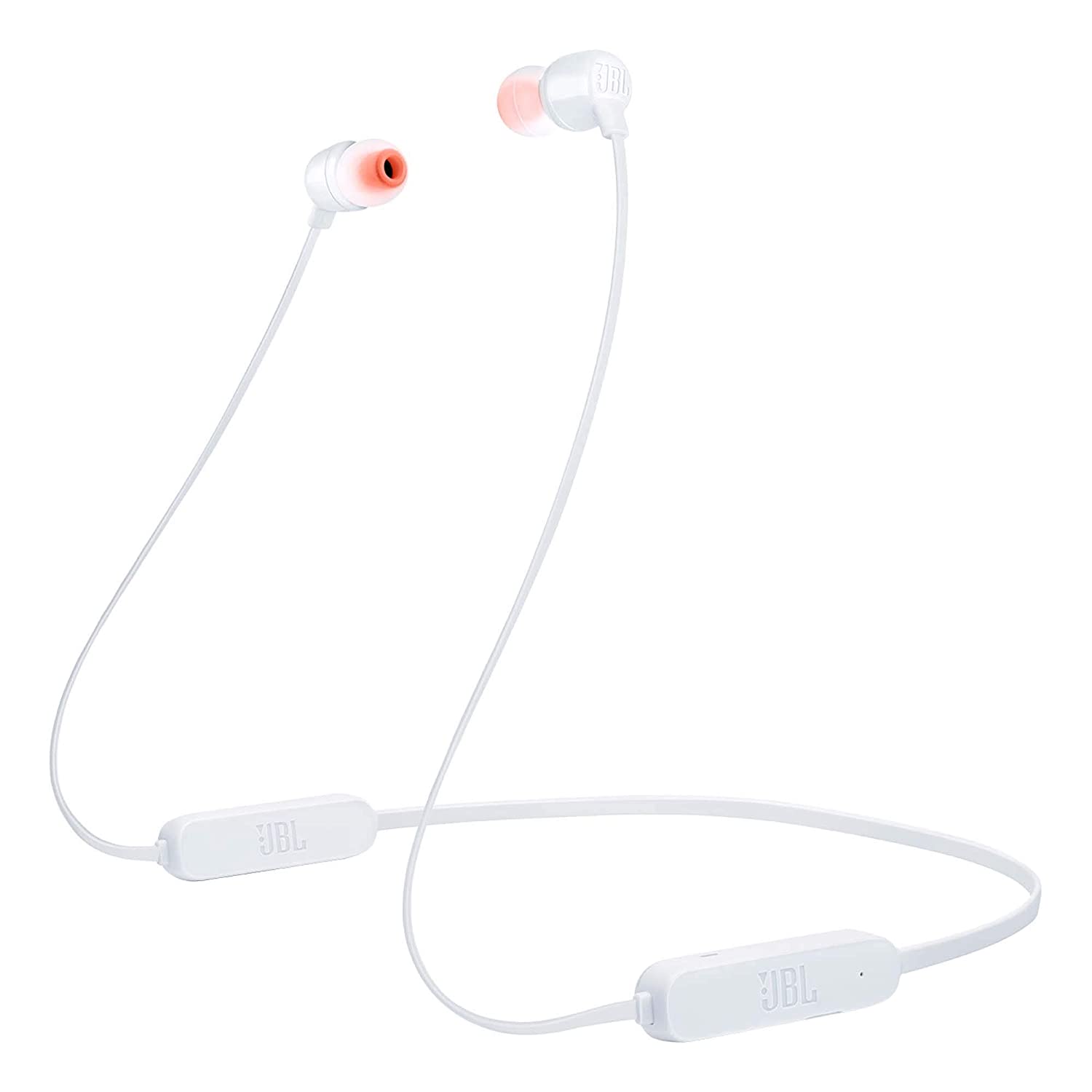 JBL Tune 165BT by Harman Wireless in Ear Neckband Headphone with Mic (White)