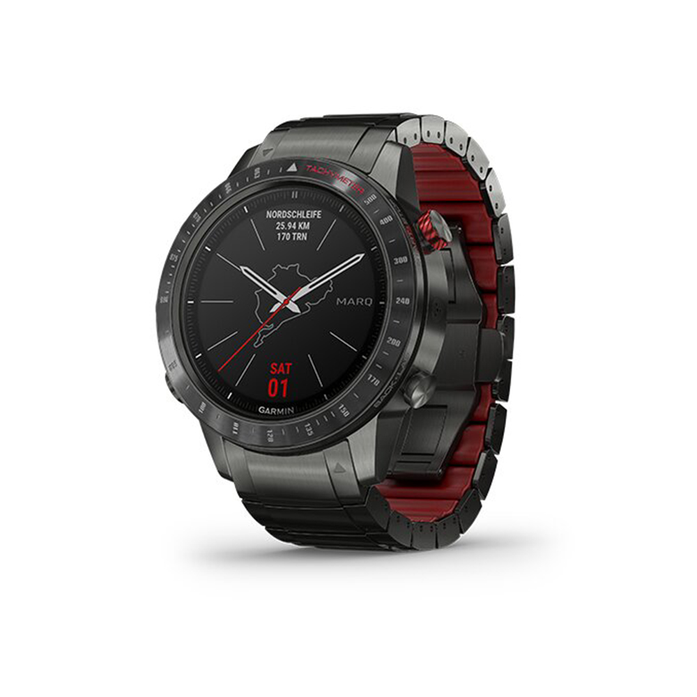 Garmin MARQ Driver, Men’s Luxury Tool Watch Designed for Your Passion for Racing, Preloaded with 250+ Famous Racetracks