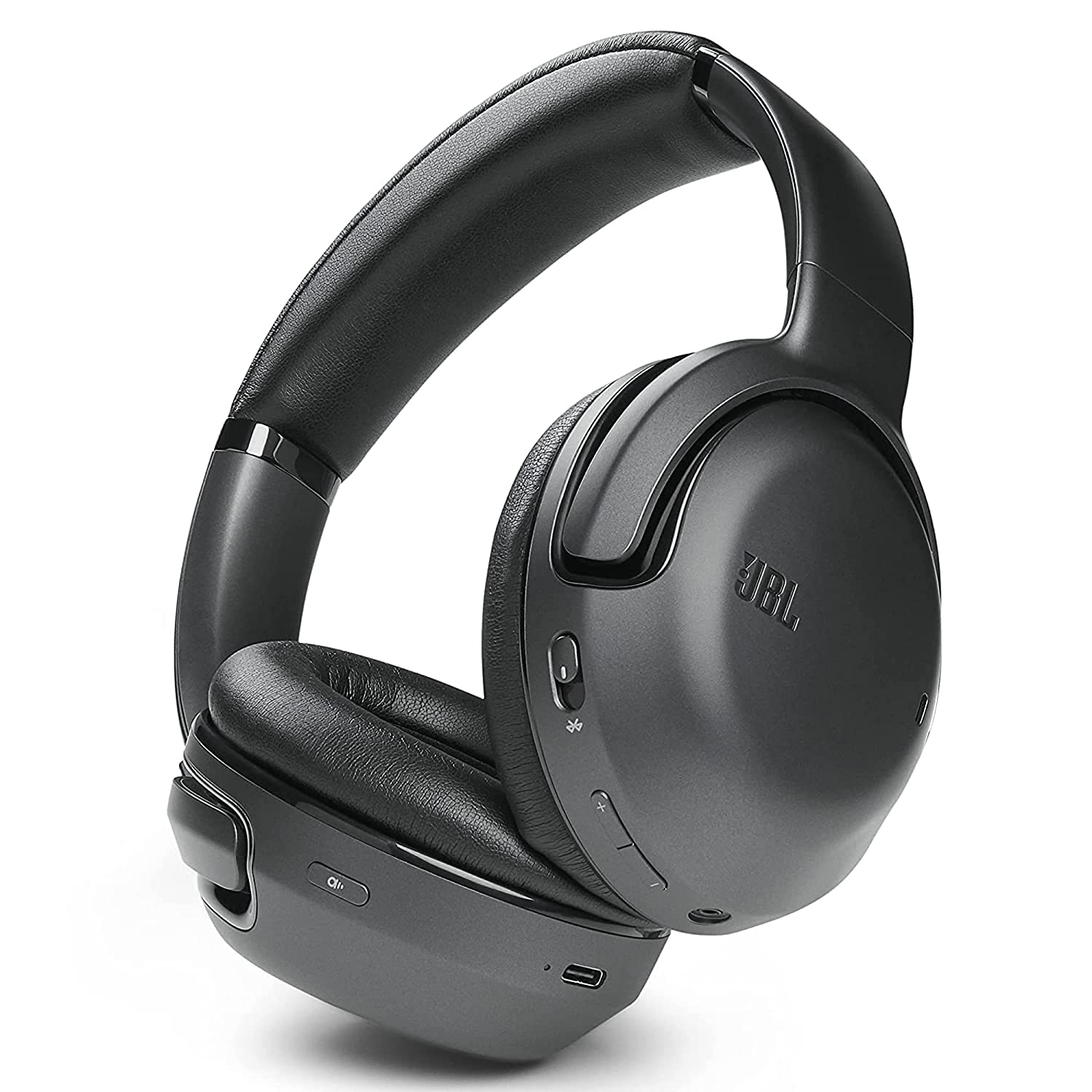 JBL Tour One, True Adaptive Noise Cancellation Headphones, Hi-Res Certified, JBL Pro Sound, Customize with JBL APP, 4-Mic Technology for Pristine Calls, Upto 50Hrs Playtime & Built-in Alexa (Black)