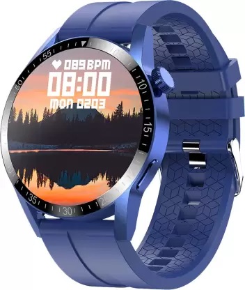 Fire-Boltt Talk Pro Bluetooth Calling Smartwatch Smartwatch  (Blue Strap, Free Size)