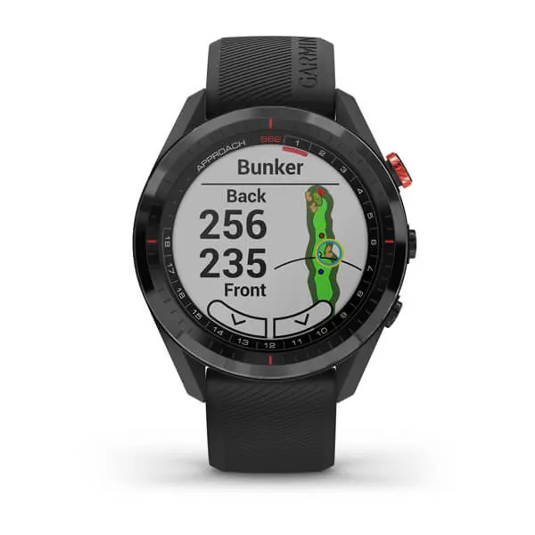 Garmin Approach S62 – Black, Premium Golf GPS Watch, Built-in Virtual Caddie